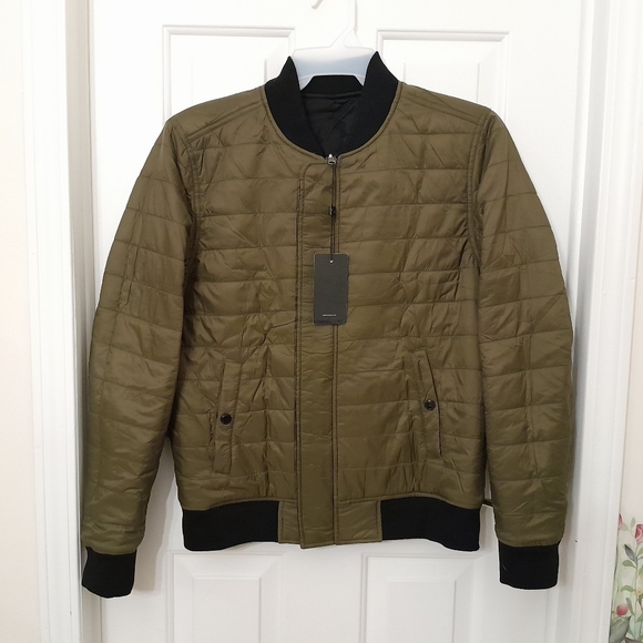 Mens Reversible Orobos Camo Bomber Jacket MSRP $240 - Picture 4 of 7